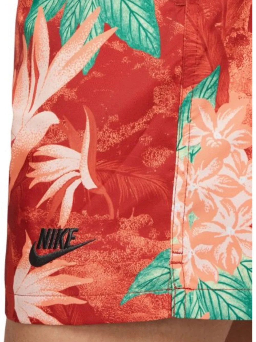 NWT NIKE MENS HAWAIIAN FLOWER SWIM TRUNKS SWIMSUIT SZ MEDIUM
